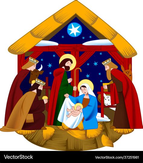 nativity vector